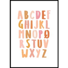 Beril Yamaç Design Studio Alfabe Harfli Çocuk Odası Poster