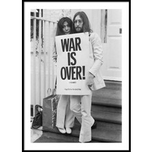 Beril Yamaç Design Studio War Is Over John Lennon & Yoko Vintage Poster