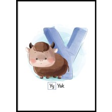 Beril Yamaç Design Studio Alfabe Y Harfli Bebek Odası Poster