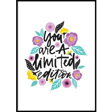 Beril Yamaç Design Studio You Are  A Limited Edition Tipografik Eğlenceli Poster
