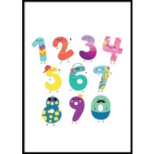 Beril Yamaç Design Studio Rakamlı Öğretici Çocuk Odası Poster