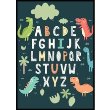 Beril Yamaç Design Studio Alfabe Harfli Öğretici Çocuk Odası Poster