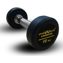 Powerhand Profesyonel Kauçuk Kaplı Olimpik Dumbell 10 kg