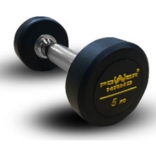 Powerhand Profesyonel Kauçuk Kaplı Olimpik Dumbell 5 kg