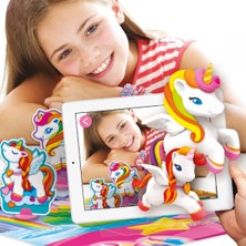 Junoo AR Floor Puzzles Unicorn Aplikasyon Destekli Arttırılmış Gerçeklik Oyunu