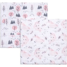 Funna Baby  Müslin Battaniye 90 x 90 cm - 2'li