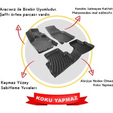 Rizline Seat Altea 2004 Sonrası 3D Havuzlu Paspas