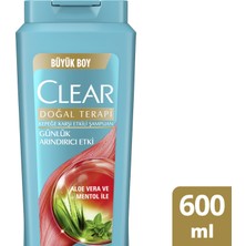 Clear Günlük Arındırıcı Etkili Aloe Vera ve Menthol Şampuan 600 ml
