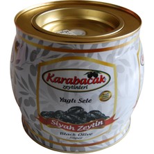 Karabacak Yağlı Sele Süper Siyah Zeytin Teneke 2 kg