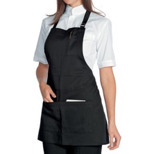 Medusa Forma Askılı Master Şef - Barista - Aşçı - Kuaför - Tattoo - Garson Önlüğü Siyah