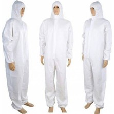Oto Store Lamineli Tek Kullanımlık Kapşonlu Koruyucu Tulum 56 gr 50'li