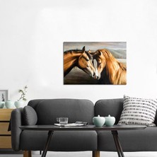 Tablosan Yağlı Boya At Kanvas Tablo