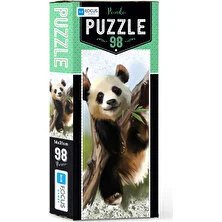 Blue Focus 98 Parça Puzzle Panda