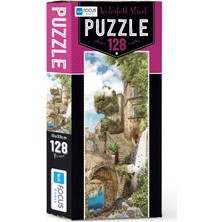 Blue Focus 128 Parça Puzzle Waterfall Street