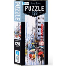 Blue Focus 128 Parça Puzzle Hong Kong