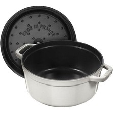 Staub 405014120 Döküm Tencere Trüf Beyazı 24 cm