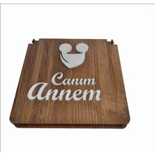 Favori Reklam Ahşap Kutuda Yasin Tesbih Anahtarlık