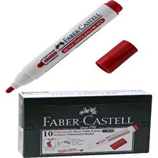 Faber-Castell Beyaz Tahta Kalemi Kırmızı 10'lu