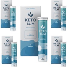 Keto Slim 20 Efervesan Tablet 80 gr 5 Kutu