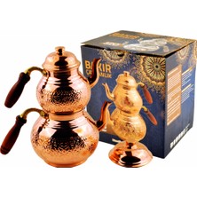 Home Mutfak Bakır Aile Boy Çaydanlık 4 Parça
