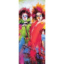 Blue Focus 78 Parça Puzzle Two Clowns