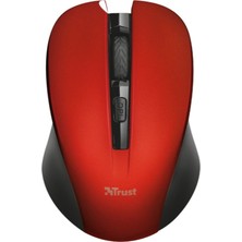 Trust 21871 Mydo Sessiz Optik Wireless Mouse - Kırmızı