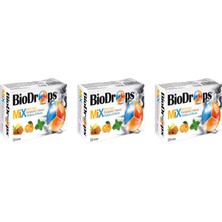 Biodrops Mix Pastil 18 Drops 3 Adet