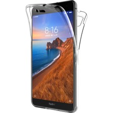 Microsonic Xiaomi Redmi 7A Kılıf 6 Tarafı Tam Full Koruma 360 Clear Soft Şeffaf