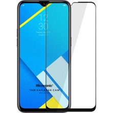 Microsonic Realme C2 Tam Kaplayan Temperli Cam Ekran Koruyucu Siyah