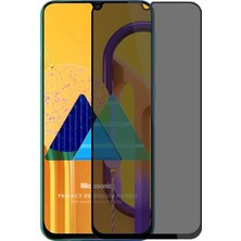 Microsonic Samsung Galaxy M30S Privacy 5d Gizlilik Filtreli Cam Ekran Koruyucu Siyah