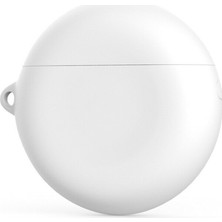 Microsonic Huawei Freebuds 3 Mat Silikon Kılıf Beyaz