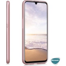 Microsonic Matte Silicone Realme 5 Pro Kılıf Gold