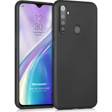 Microsonic Matte Silicone Realme 5 Pro Kılıf Siyah