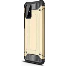 Microsonic Samsung Galaxy S20 Plus Kılıf Rugged Armor Gold