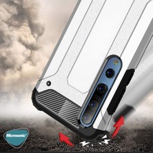 Microsonic Xiaomi Mi 10 Kılıf Rugged Armor Kırmızı