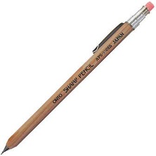 Ohto APS-350ES Nt Wooden Versatil Kalem Klipsli 0.5 Naturel