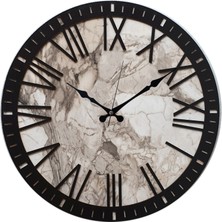 Markakanvas Mermer Desenli Duvar Saati
