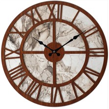 Markakanvas Mermer Desenli Duvar Saati
