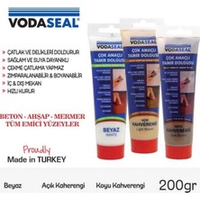 Vodaseal Çok Amaçlı Yer Beton Ahşap Mermer Parke Tamir Yüzey Macunu Koyu Kahverengi 200 gr