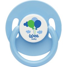 Wee Baby Yuvarlak Gövdeli Yuvarlak Uçlu Emzik No:2 - Mavi