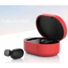 Ally Xiaomi Redmi Airdots Silikon Koruma Kılıfı AL-31911 Kırmızı