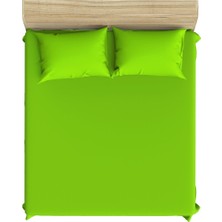 Şanlı Tek Kişilik Penye Lastikli Çarşaf 100 x 200 Cm Neon Yeşili