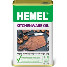 HEMEL Kitchenware Oil Ahşap Mutfak Gereçleri İçin Doğal Yağ 175 ml
