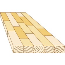 Woodlife Ahşap Plaka Masif Panel Kayın 90 x 90 x 1,8 cm