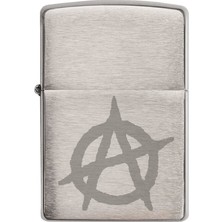 Zippo Özel Seri Zippo Çakmak Anarchy Symbol