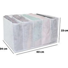 Rek Home Dolap ve Çekmece Içi Düzenleyici Organizer 5 Gözlü Xx-Large