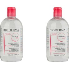 Bioderma Sensibio H2O Hassas Ciltler Için Yüz Temizleyici 500 Ml- 2 Adet Skt:02/21