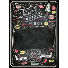 Clementoni - 1000 Parça Blackboard Yetişkin Puzzle - Think Outside the Box