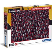 Clementoni - 1000 Parça La Casa De Papel Yetişkin Puzzle - Impossible