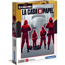 Clementoni - 1000 Parça La Casa De Papel Yetişkin Puzzle - 1